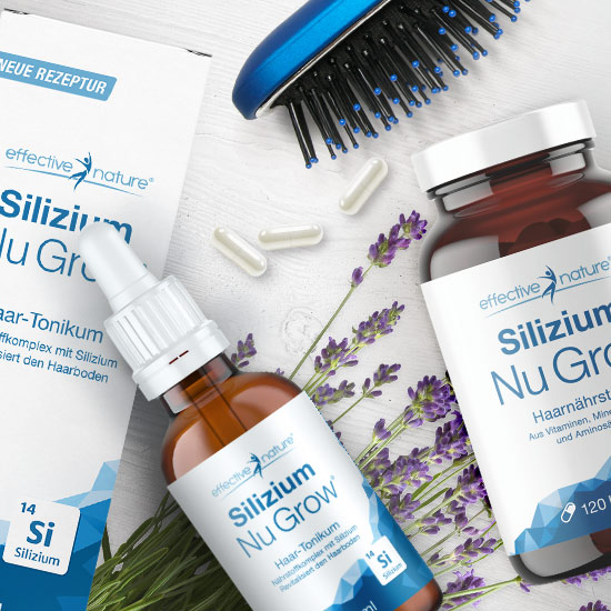 Nu Grow mit Silizium Produkte von effective nature